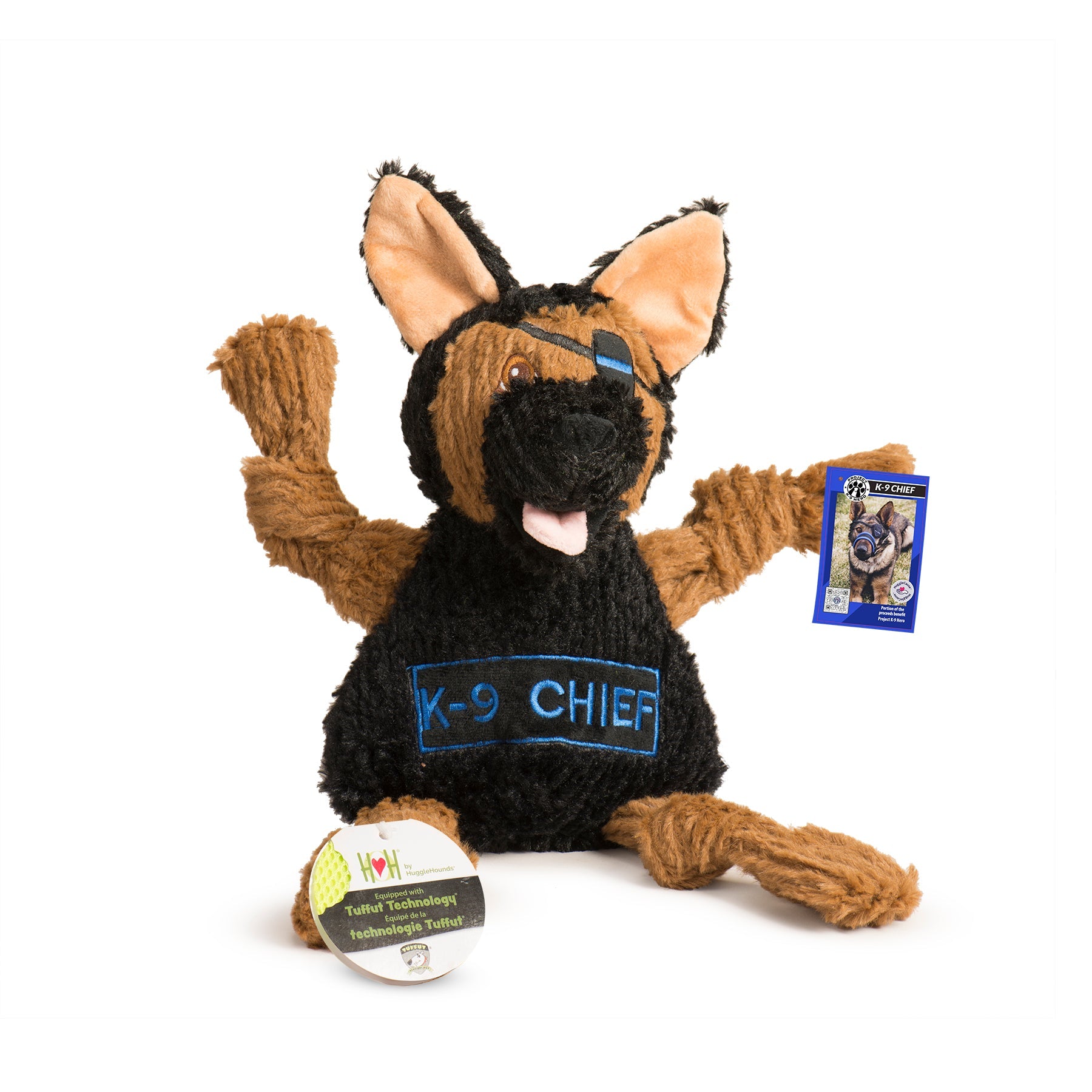 K-9 Chief Knottie Plush Dog Toy