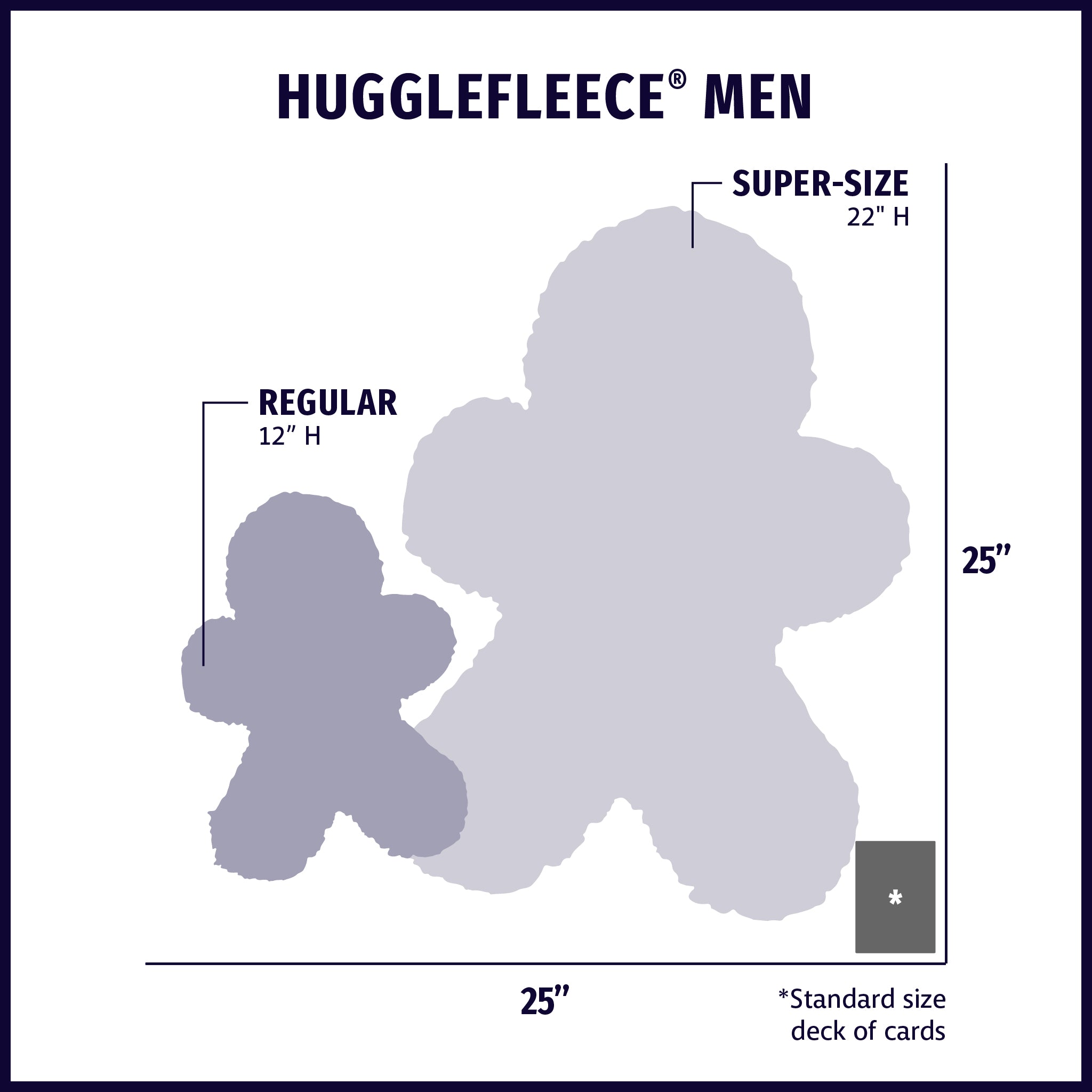 HuggleFleece Man Plush Dog Toy